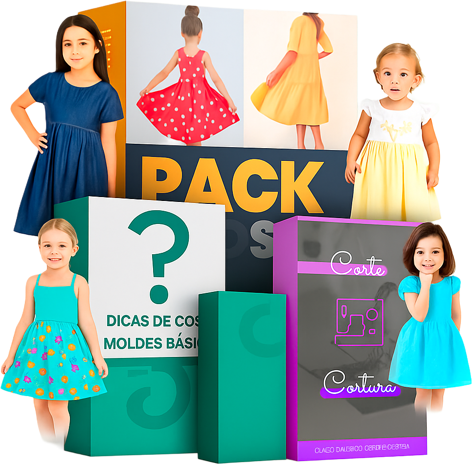 Pacote de Moldes Infantis