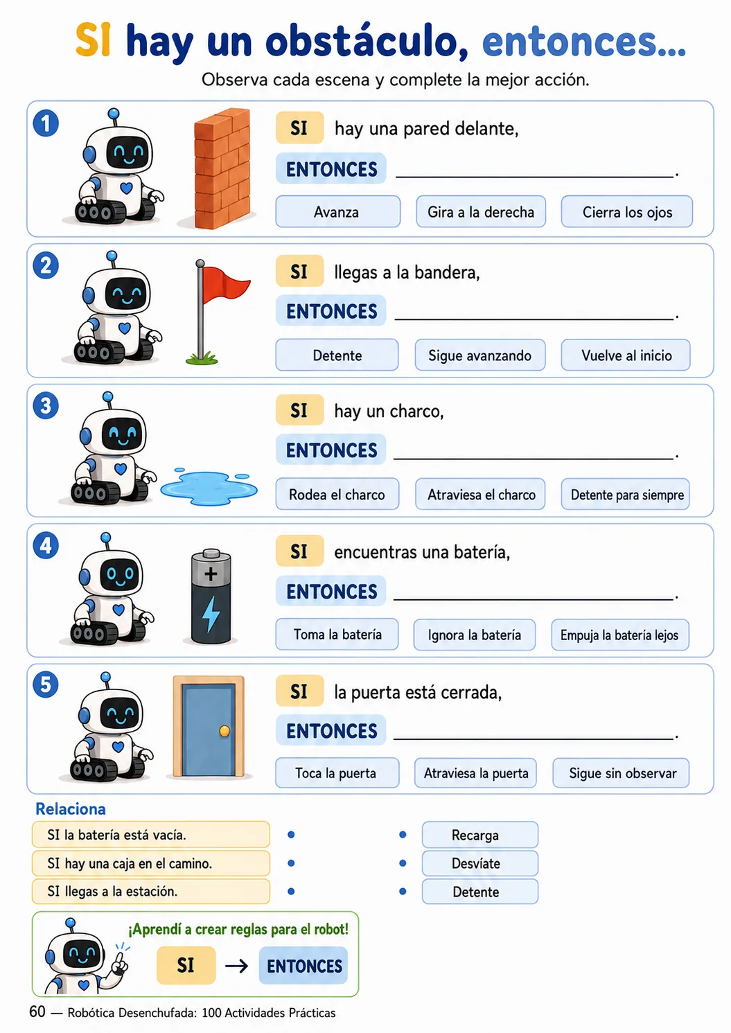 Actividad: misiones con comandos direccionales